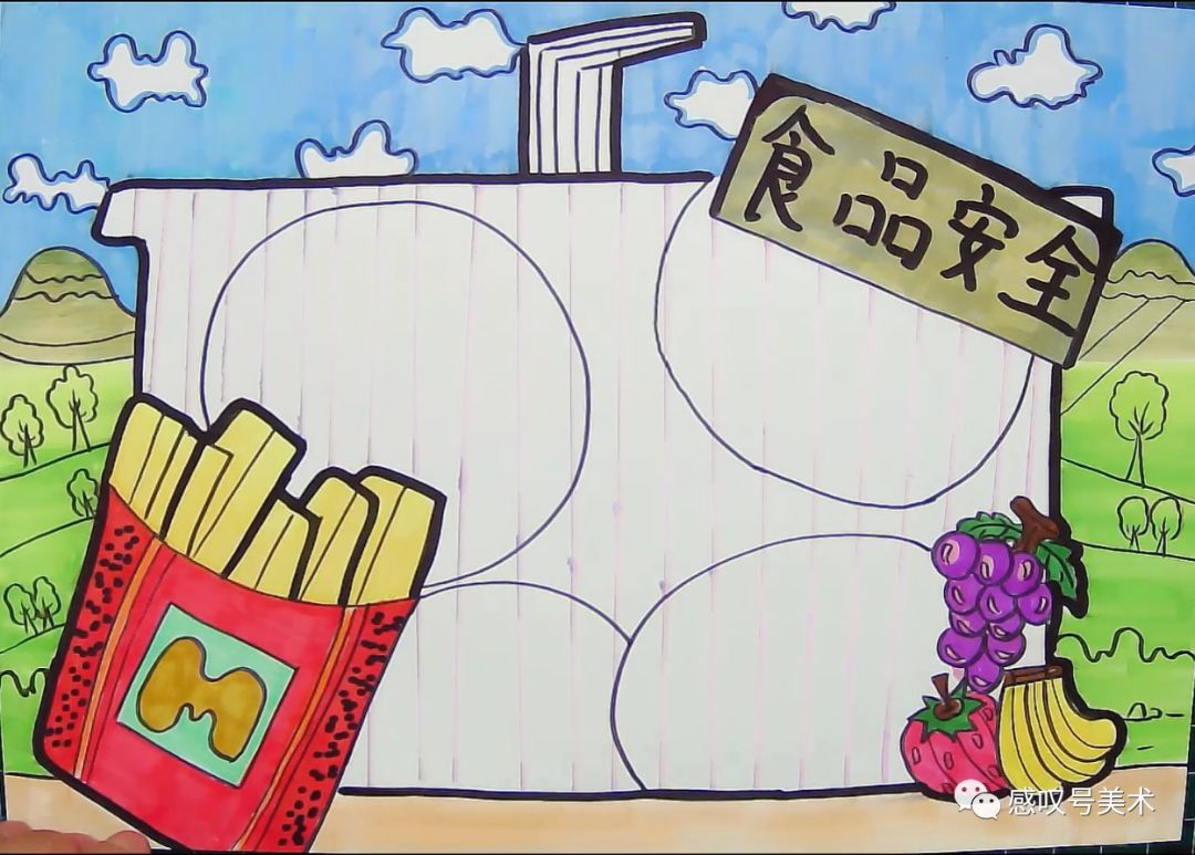 夏季食品安全六步指南 手抄报速成教程